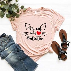 Gift for Cat Lover, Cat Lover Valentines Gift, Cat Mom T-Shirts, Valentines Shirt, Cat Lover Gift, Cat Lady, Cat Mom Shi