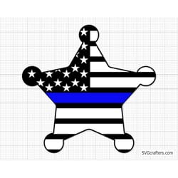 sheriff badge svg png, police badge svg png, police badges svg, back the blue svg, thin blue line svg - printable, cricu