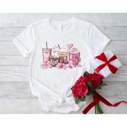 Womens Valentines Shirt, Gift for Valentine's Day, Coffee Valentine Shirt, Girlfriend Valentine's Day Gift, Coffee Lover