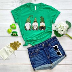 St Patrick Gnome Shirt, Gift for St Patricks Day, Gnomies Shirt, Funny St Patricks Day Shirt, Irish Shirts for Women and