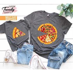 Matching Pizza T-Shirt, Pizza Lover Shirt, Pizza T-Shirt, Pizza Slice Shirt, Pizza Slice For Foodie, Pizza Family Shirt,
