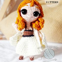 doll patterns crochet lotr eowyn doll amigurumi pdf  pattern