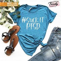 ptsd shirt, ptsd awareness t-shirt, mental health shirt, ptsd support shirt, teal ribbon shirt, ptsd warrior gift, ptsd