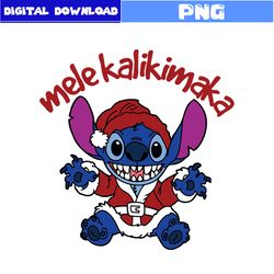 stitch christmas png, stitch png, lilo and stitch png, lilo png, disney png, png digital file