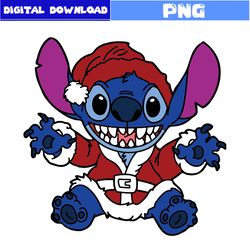 Stitch Christmas Png, Stitch Png, Lilo And Stitch Png, Christmas Png, Lilo Png, Disney Png, Png Digital File