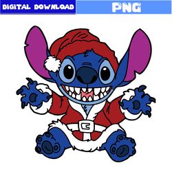 stitch christmas png, stitch png, lilo and stitch png, christmas png, lilo png, disney png, png digital file