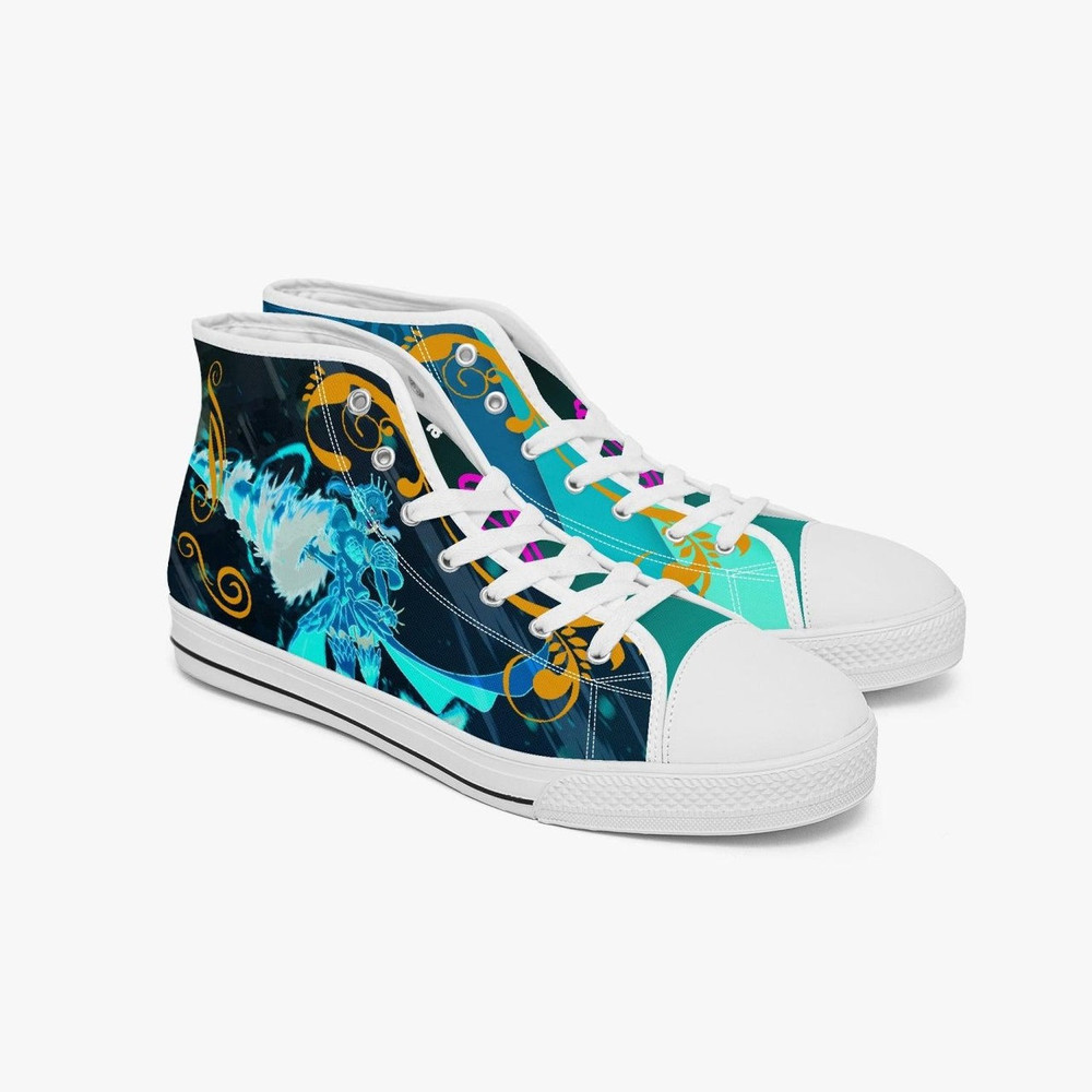 Black Clover Noelle Silva High Canvas Shoes for Fan, Black Clover Noelle Silva High Canvas Shoes Sneaker