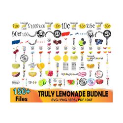 150 truly lemonade bundle svg, truly lemonade svg, truly logo svg