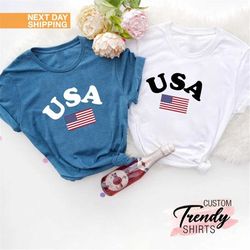 USA Flag Shirt, 4th of July Gift, Memorial Day T-shirt Women and Men, Patriotic Shirt, American Flag Tee, Independence D