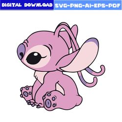 Angel Svg, Lilo And Stitch Svg, Funny Stitch Svg, Stitch Svg, Lilo Svg, Disney Svg, Png Dxf File