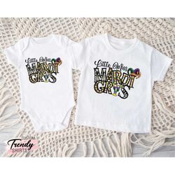 Little Miss Mardi Gras Shirt, Mardi Gras Gifts for Kids, Girls and Baby Mardi Gras Outfit, Fleur De Lis Toddler Girl Shi