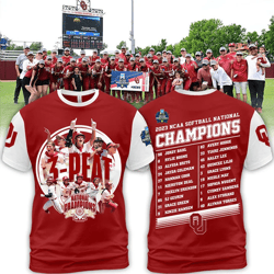 2023 ncaa softball national 3d unisex t-shirt