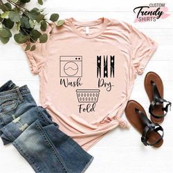 Laundry T-shirts, Funny Laundry Shirt, Mom Life Shirt, Motherhood Shirt, Funny Mom Gift, Laundry Day Shirt, Wash Day Shi
