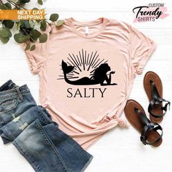 salty beach shirt, summer shirt for women, beach trip gifts, women's beach shirt, girls trip shirt, beach vacation shirt