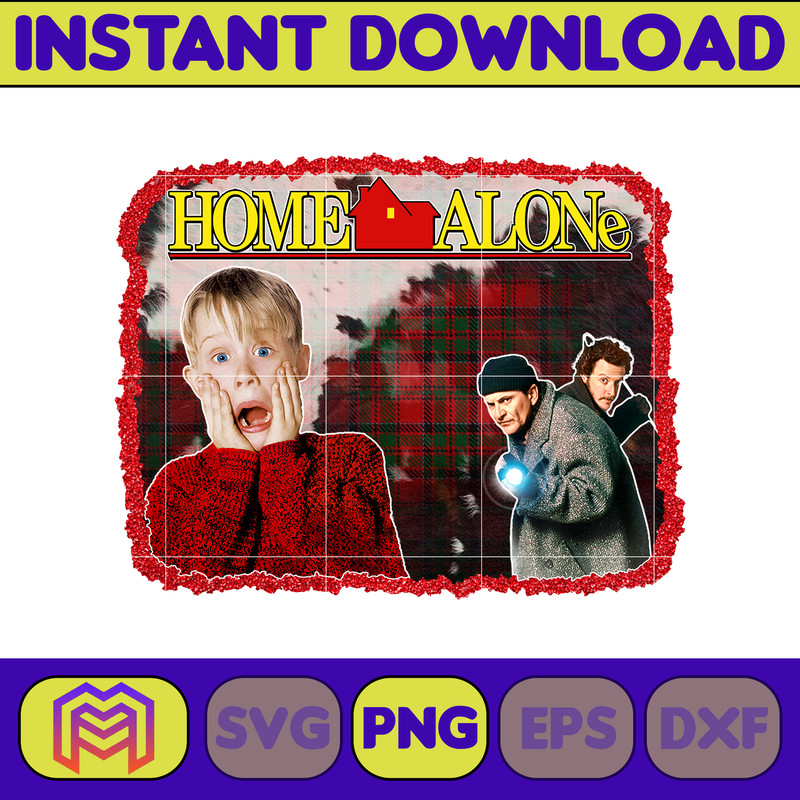 Home Alone Png, Funny Christmas Png, Christmas Sayings Png, Merry Christmas Ya Filthy Animal Png, Instant Download (10).jpg