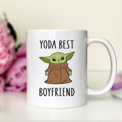 yoda best boyfriend - yoda mug - yoda boyfriend mug - funny boyfriend gift - gifts for him - valentine's day gift