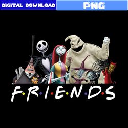 the nightmare before christmas png, horror friends png, cartoon png, horror movie character png, halloween png