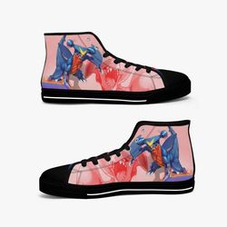 pokemon garchomp high canvas shoes for fan, pokemon garchomp high canvas shoes sneaker