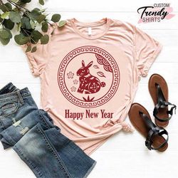 chinese zodiac shirt, lunar new year 2023 shirt, chinese new year shirt, year of the rabbit 2023 shirt, chinese shirt, c