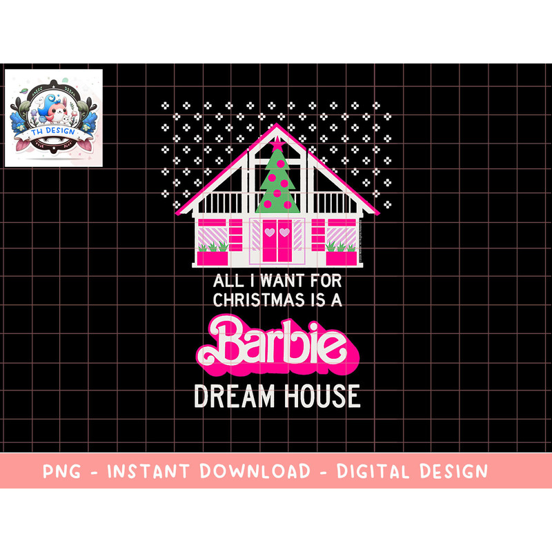 Barbie All I Want For The Holiday png, sublimation copy.jpg
