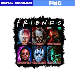 horror face png, michael myers png, freddy krueger png, jason voorhees png, horror friends png, halloween png