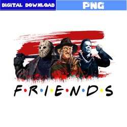Horror Friends Png, Horror Character Png, Michael Myers Png, Freddy Krueger Png, Jason Voorhees Png, Halloween Png