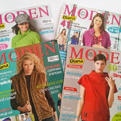 Diana MODEN set 4 magazines 3,5,9,11/2010 Russian language