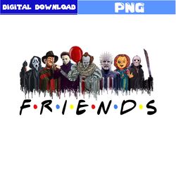 Horror Characters Friends Png, Horror Friends Png, Friends Png, Horror Character Png, Halloween Png, Png File