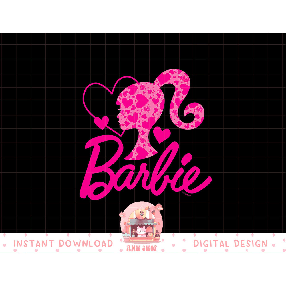 Barbie Black Heart Logo Crew Neck png, sublimation - Classic Fit, Short Sleeve, Cotton-Polyester Blend copy.jpg