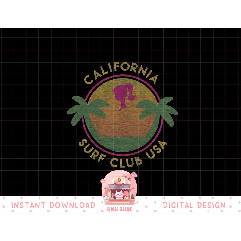 Barbie Cali Surf Club USA png, sublimation copy.jpg