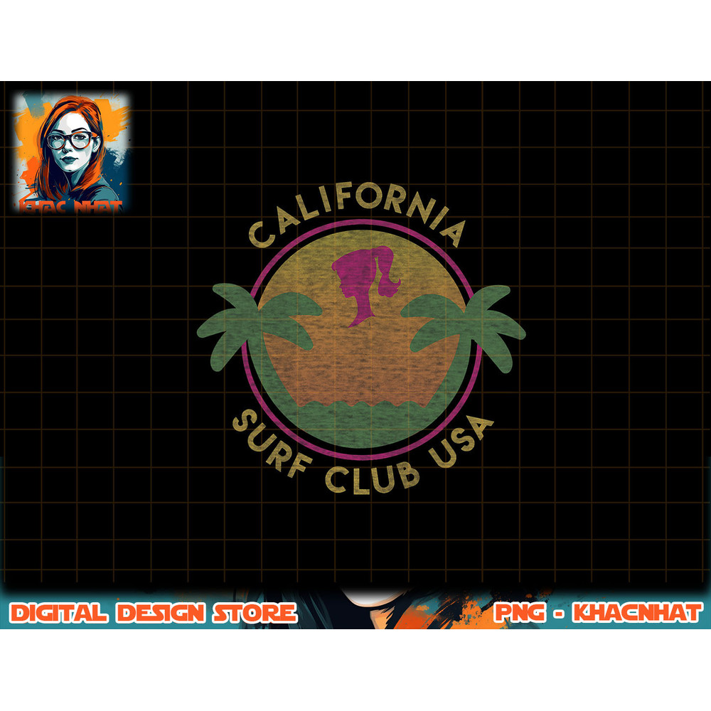 Barbie Cali Surf Club USA png, sublimation copy.jpg