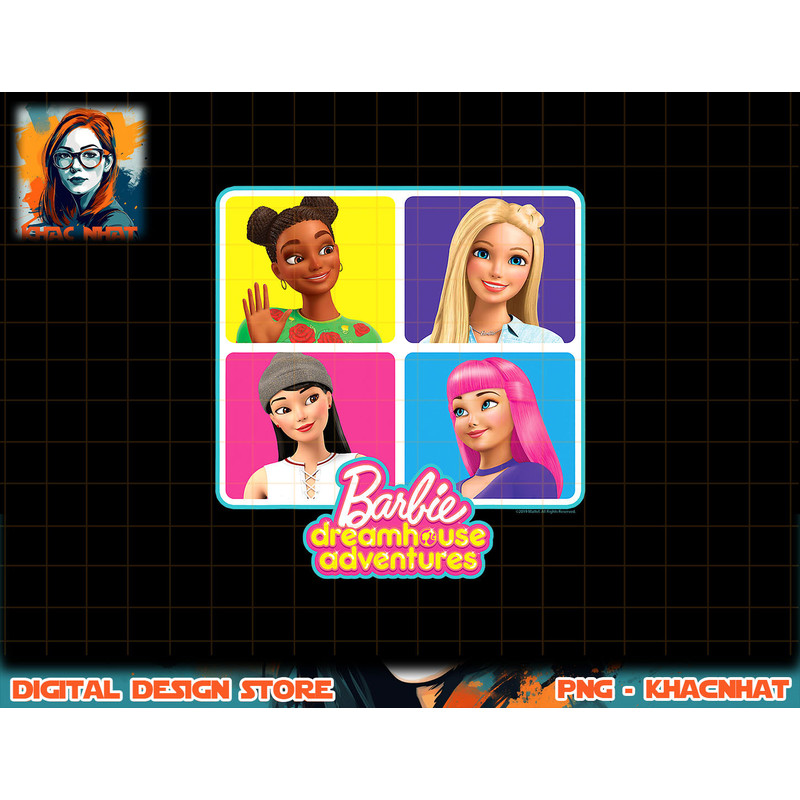 Barbie Dreamhouse Adventures 4 Square Dreamhouse png, sublimation copy.jpg