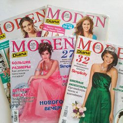 Diana MODEN set 4 magazines 2013 Russian language