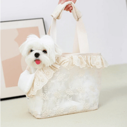 Onecute Puppy Carrier Dog Walking Bags Pets Dogs Accessories Bags Lace Mini Carrier Bag for Dog Cute Chihuahua Pet Produ