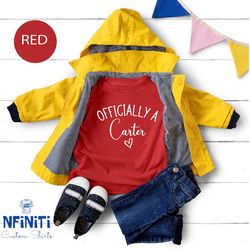 custom adoption day toddler shirt, personalized adoption day onesie, officially adopted baby bodysuit, personalized adop