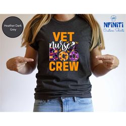vet nurse halloween shirt, vet nurse boo crew, vet tech nurse shirt, halloween nurse shirts, funny halloween shirts, gif