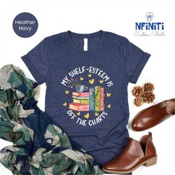 funny bookworm shirt, book lover gift, librarian gift, book t-shirt, reading teacher tee, gift for book lover, library s