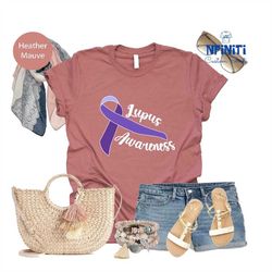 lupus ribbon shirt, lupus awareness month shirt, lupus warrior shirt, lupus t shirt, lupus support shirt, shirt for wome