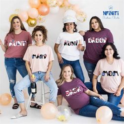 4th of july custom family shirt, custom american family shirt, patriotic family tee, custom name shirt, fourth of july s