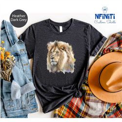 lion king shirt, animal lover shirt, lion face shirt, lion shirt, animal face shirt, wild animal shirts, animal lover gi