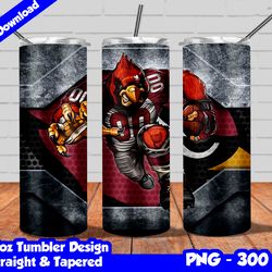 cardinals tumbler wrap design png, 20oz skinny tumbler sublimation template, cardinals tumbler straight and tapered