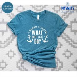 navy mom shirts, proud navy mom shirt, sailor mom shirts, ship anchor shirt, gifts for mom, sailing shirts, nautical t s