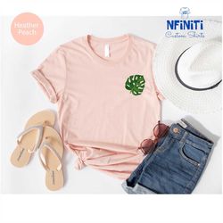 plant t-shirt, monstera mom shirt, plant lover tee, monstera lover tee, plant lady shirt, botanical t-shirt, gardening t