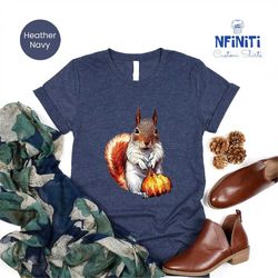 squirrel lover gift, squirrel shirt, squirrel lover tee, animal lover shirt, nature lover shirt, forest animal shirt, sq