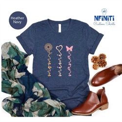 mimi shirt, mimi heart, nana gift, grandma shirt, mothers day gift, pregnancy announcement, grandparents shirt, new mimi