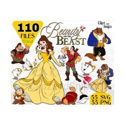 110 files beauty and the beast svg bundle, disney svg, belle svg