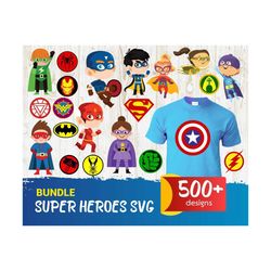 500 super heroes bundle svg, trending svg, super heroes