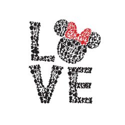 minnie mouse love svg, disney svg, minnie svg, minnie love svg, minnie mouse svg, love svg, disney love svg, minnie head