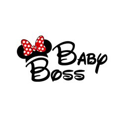 Baby Minnie Boss Svg, Disney Svg, Baby Boss Svg, Boss Svg, Baby Svg, Minnie Boss Svg, Minnie Svg, Minnie Ears Svg, Disne
