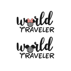 world traveler svg bundle, disney svg, traveler svg, world traveler svg, mickey traveler svg, minnie traveler svg, trave